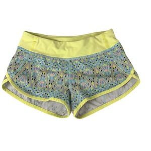 Ivivva Lululemon Girls 10 Speed Up Shorts Multicolor Athletic Running Gym Short